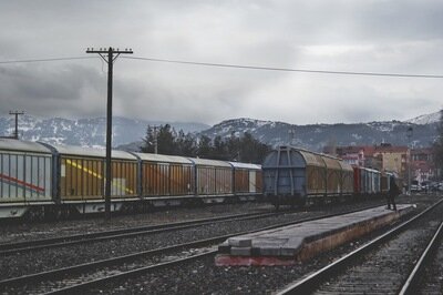 modern supply chain - freight train