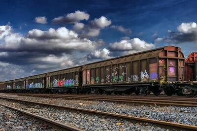 supply chain automation - freight train