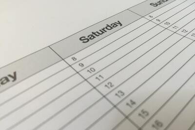 ERP implementation schedule - diary