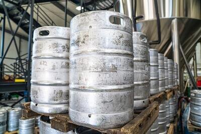 canisters in a factory