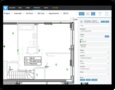 Trimble Viewpoint Field View screen showing a building floor plan with task details, status, and location.