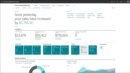 D365 BC dashboard: A summary card showing sales increased by $2,756.50.  Cards display sales, an overdue sales invoice  and overdue purchase invoice amount.  Quick counts are visible for sales quotes, orders, invoices and purchase orders.